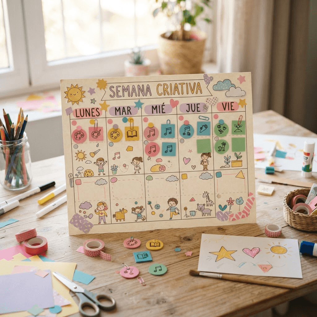 Calendario de Juegos Creativos incluido en el Club Completo